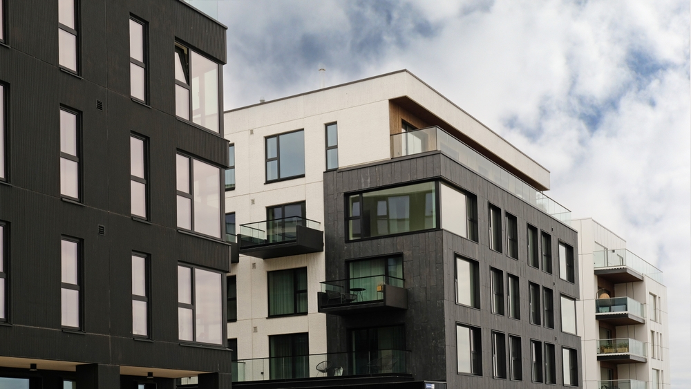 apartment buildings